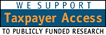 Taxpayer access to publicly funded research